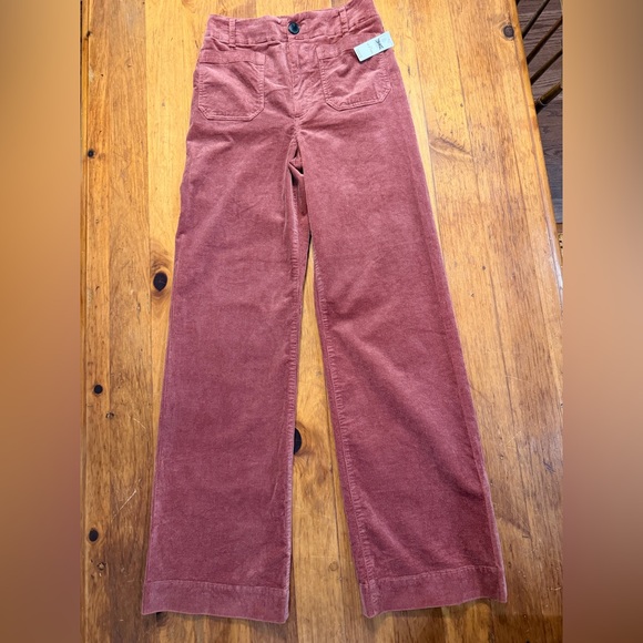 Anthropologie Maeve The Colette Corduroy Full-Length Wide-Leg Pants - Picture 3 of 6